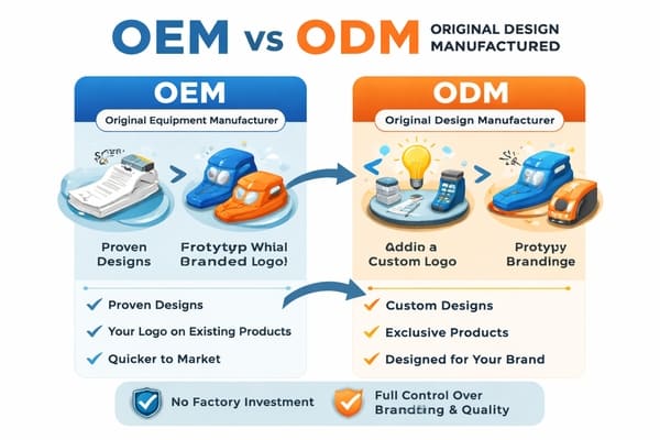 difference between OEM and ODM manufacturing models