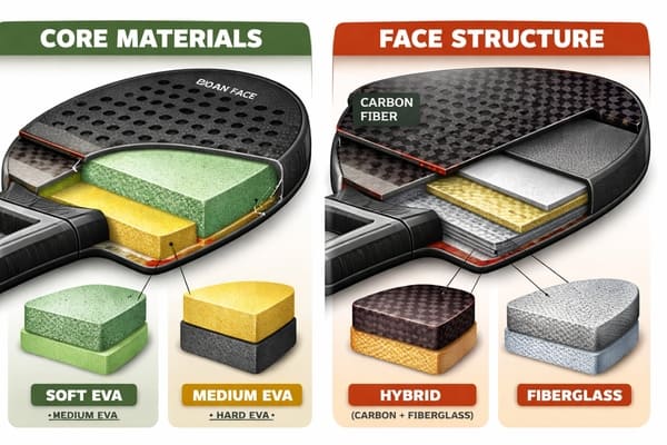 Padel Racket Technology: Core Materials and Face Structures Explained