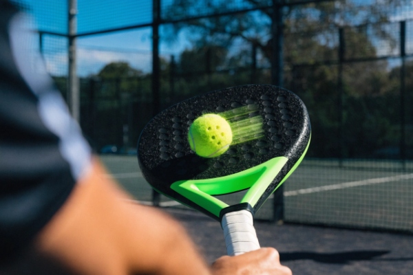 padel racket rough vs smooth surface friction spin comparison